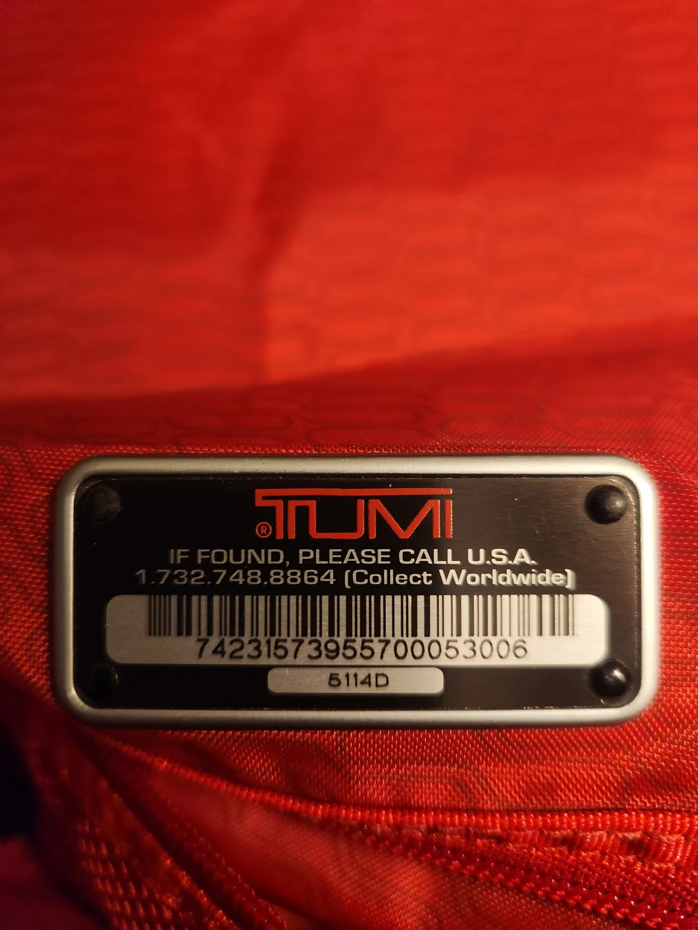 Tumi compact navy
